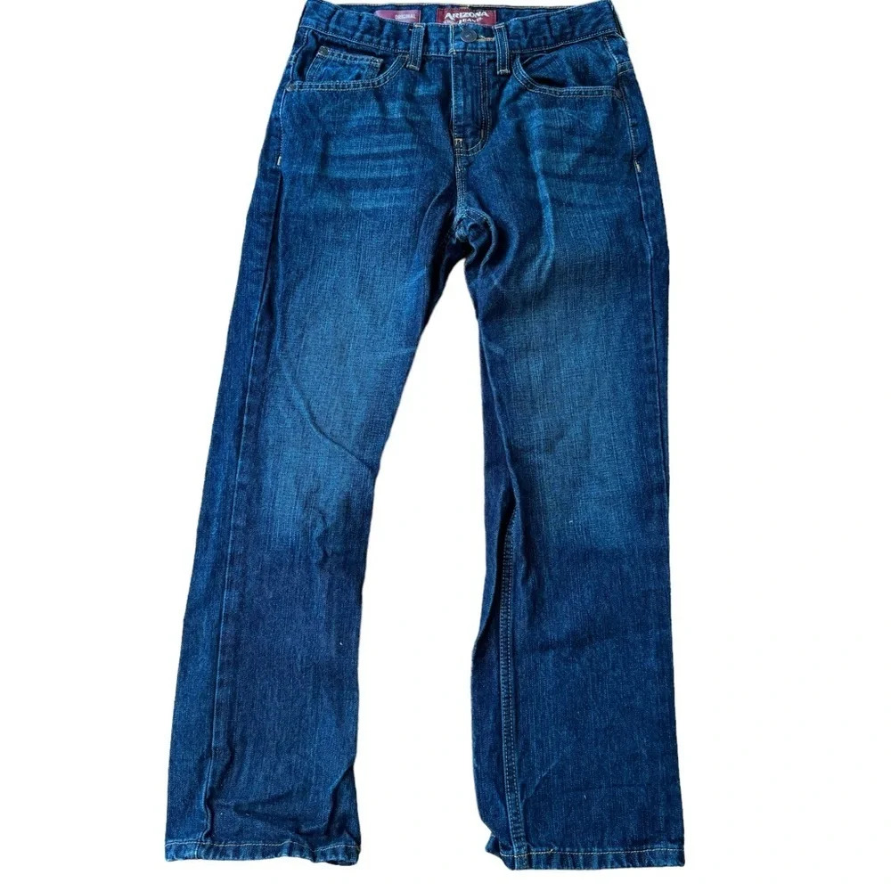 Arizona Boys Blue Original‎ Straight Jeans. Size 12